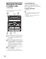 Preview for 20 page of Sony MHC-GRX30 Operating Instructions Manual