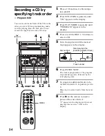 Preview for 24 page of Sony MHC-GRX30 Operating Instructions Manual