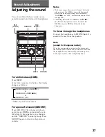 Предварительный просмотр 27 страницы Sony MHC-GRX30 Operating Instructions Manual