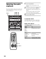 Предварительный просмотр 28 страницы Sony MHC-GRX30 Operating Instructions Manual