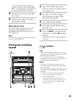 Preview for 33 page of Sony MHC-GRX30 Operating Instructions Manual