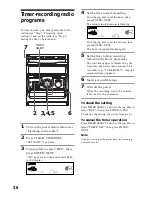 Preview for 36 page of Sony MHC-GRX30 Operating Instructions Manual