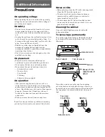 Preview for 40 page of Sony MHC-GRX30 Operating Instructions Manual