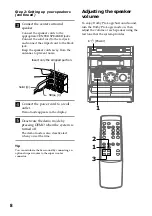 Preview for 8 page of Sony MHC-GRX40AV Operating Instructions Manual