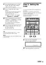 Preview for 9 page of Sony MHC-GRX40AV Operating Instructions Manual