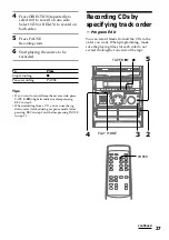 Предварительный просмотр 27 страницы Sony MHC-GRX40AV Operating Instructions Manual