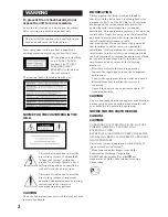 Preview for 2 page of Sony MHC-GRX5 Operating Instructions Manual