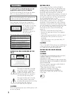 Предварительный просмотр 2 страницы Sony MHC-GRX5 Operating Instructions Manual