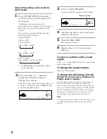 Preview for 8 page of Sony MHC-GRX5 Operating Instructions Manual