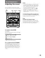 Предварительный просмотр 29 страницы Sony MHC-GRX5 Operating Instructions Manual