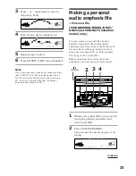 Предварительный просмотр 33 страницы Sony MHC-GRX5 Operating Instructions Manual