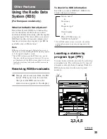 Предварительный просмотр 35 страницы Sony MHC-GRX5 Operating Instructions Manual