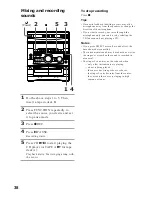 Предварительный просмотр 38 страницы Sony MHC-GRX5 Operating Instructions Manual