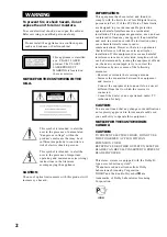 Preview for 2 page of Sony MHC-GRX50 Operating Instructions Manual