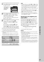 Preview for 17 page of Sony MHC-GRX50 Operating Instructions Manual