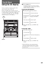 Предварительный просмотр 19 страницы Sony MHC-GRX50 Operating Instructions Manual