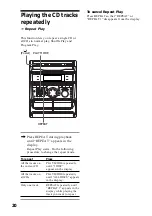 Предварительный просмотр 20 страницы Sony MHC-GRX50 Operating Instructions Manual