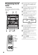 Preview for 22 page of Sony MHC-GRX50 Operating Instructions Manual