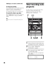 Preview for 40 page of Sony MHC-GRX50 Operating Instructions Manual