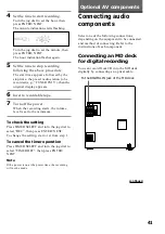 Предварительный просмотр 41 страницы Sony MHC-GRX50 Operating Instructions Manual