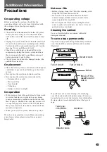 Preview for 45 page of Sony MHC-GRX50 Operating Instructions Manual