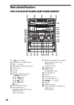 Предварительный просмотр 54 страницы Sony MHC-GRX50 Operating Instructions Manual