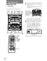 Preview for 12 page of Sony MHC-GRX8 Operating Instructions Manual