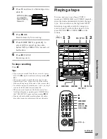 Предварительный просмотр 17 страницы Sony MHC-GRX8 Operating Instructions Manual