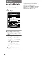 Предварительный просмотр 20 страницы Sony MHC-GRX8 Operating Instructions Manual