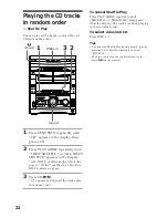 Предварительный просмотр 22 страницы Sony MHC-GRX8 Operating Instructions Manual