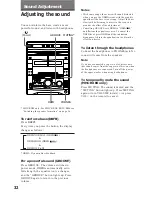 Preview for 32 page of Sony MHC-GRX8 Operating Instructions Manual