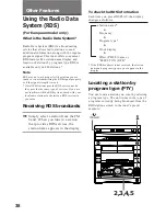 Preview for 38 page of Sony MHC-GRX8 Operating Instructions Manual