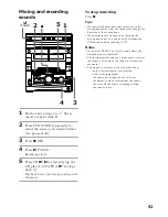 Preview for 41 page of Sony MHC-GRX8 Operating Instructions Manual