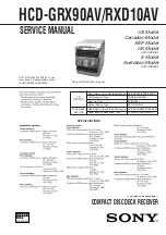 Preview for 2 page of Sony MHC-GRX90AV Service Manual