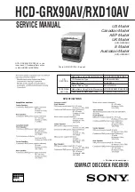 Предварительный просмотр 2 страницы Sony MHC-GRX90AV Service Manual