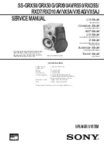 Предварительный просмотр 78 страницы Sony MHC-GRX90AV Service Manual