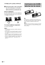 Предварительный просмотр 10 страницы Sony MHC-GS200 Operating Instructions Manual