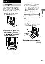 Предварительный просмотр 13 страницы Sony MHC-GS200 Operating Instructions Manual