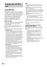 Preview for 18 page of Sony MHC-GS200 Operating Instructions Manual