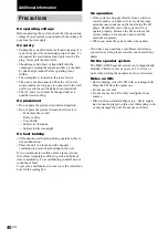 Preview for 40 page of Sony MHC-GS200 Operating Instructions Manual