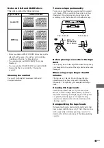 Предварительный просмотр 41 страницы Sony MHC-GS200 Operating Instructions Manual