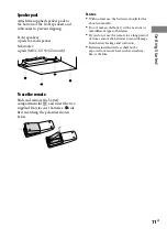 Предварительный просмотр 11 страницы Sony MHC-GT22 Operating Instructions Manual