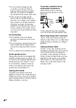 Preview for 40 page of Sony MHC-GT220 Operating Instructions Manual