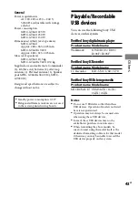 Preview for 43 page of Sony MHC-GT220 Operating Instructions Manual