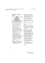 Preview for 4 page of Sony MHC-GT3D Operating Instructions Manual