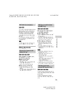 Preview for 29 page of Sony MHC-GT3D Operating Instructions Manual