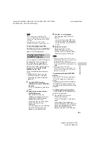 Preview for 41 page of Sony MHC-GT3D Operating Instructions Manual