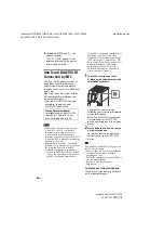 Preview for 42 page of Sony MHC-GT3D Operating Instructions Manual