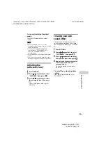 Preview for 47 page of Sony MHC-GT4D Operating Instructions Manual