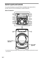 Предварительный просмотр 12 страницы Sony MHC-GT5D Operating Instructions Manual